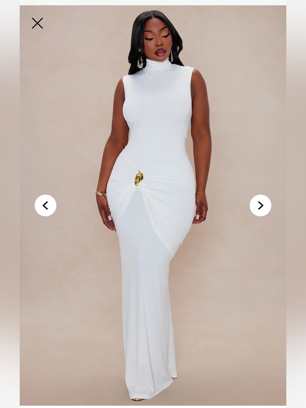 SHAY DOUBLE LINED MAXI DRESS